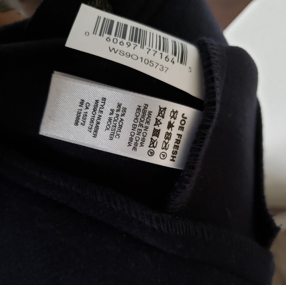 NWT dark navy blue soft jacket - Picture 4 of 4